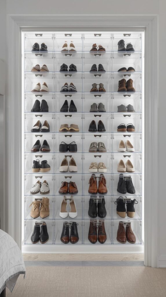 Acrylic Shoe Box Stacking System