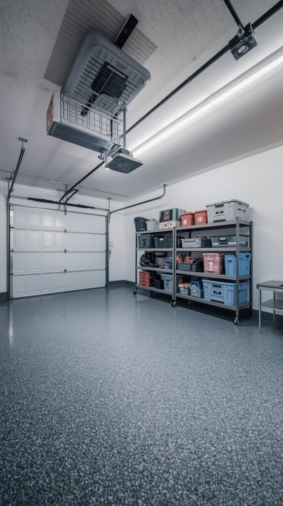 Add Overhead Door Storage Racks