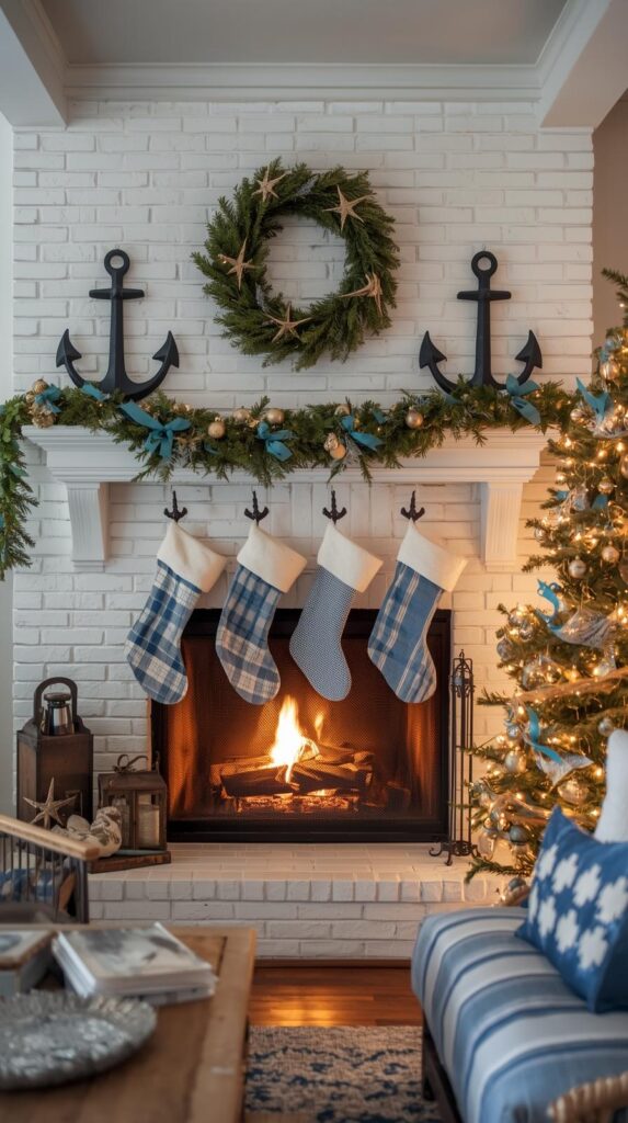 Anchor Ornaments and Stocking Holders