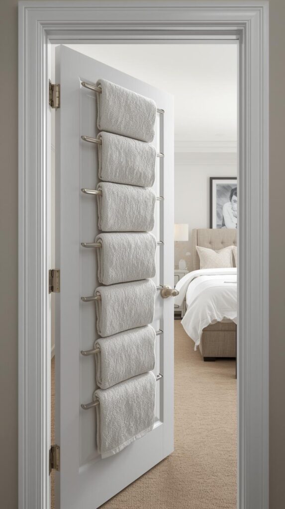 Blanket Rail Behind Doors