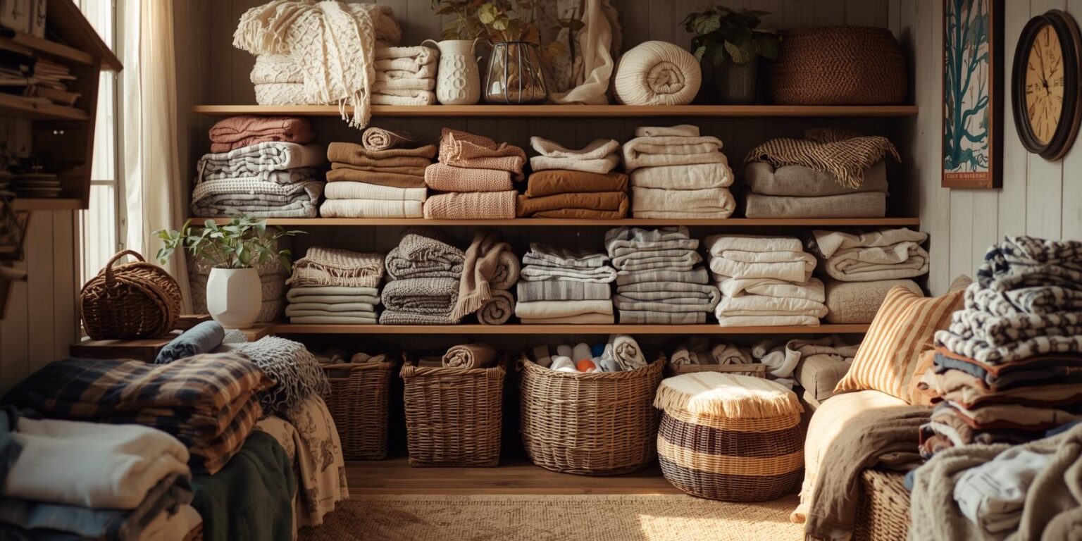 21 Blanket Storage Ideas for Every Room (Small Spaces Too) - Simple ...