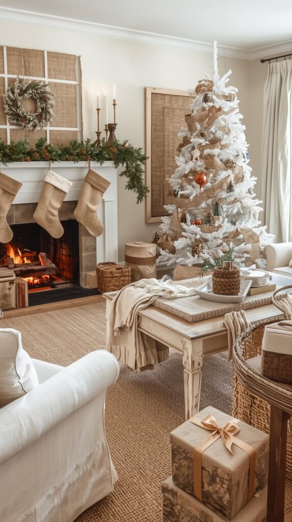 Burlap and Linen Textures for Beachy Softness