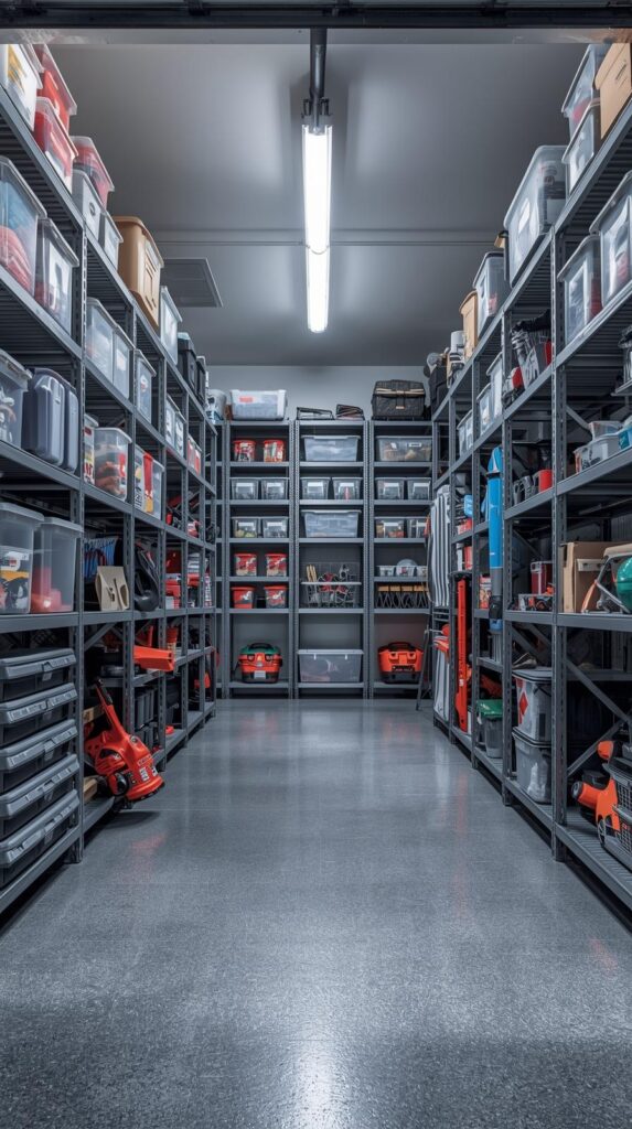 Create Zones with Freestanding Shelving Units