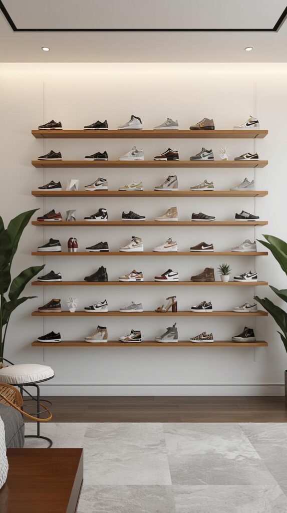 Floating Wall Shelves for Display Storage