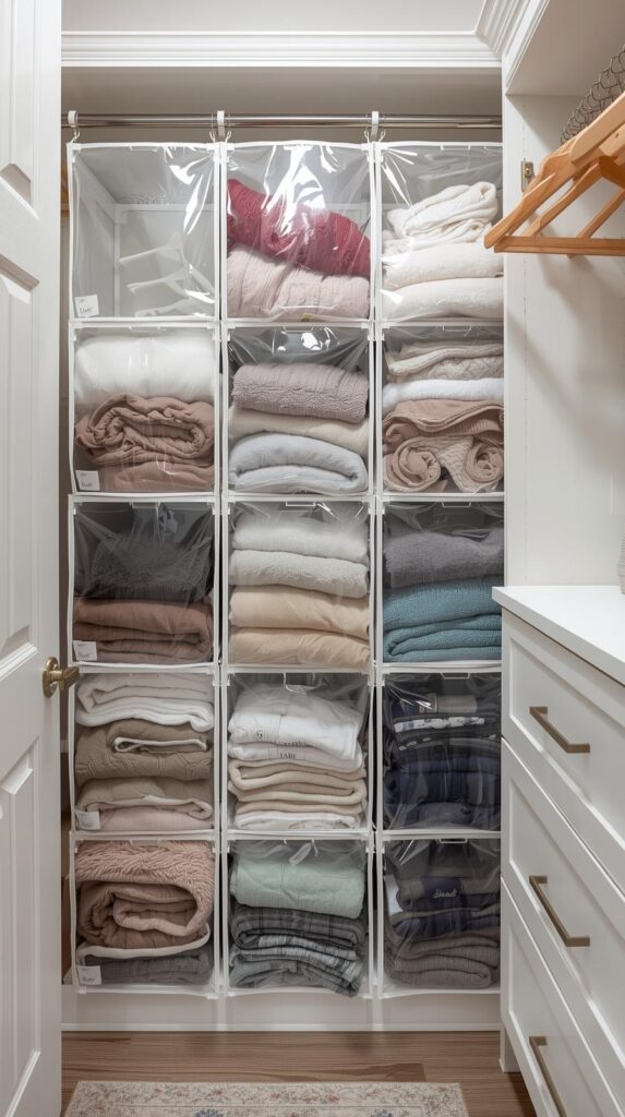 Hanging Blanket Bags