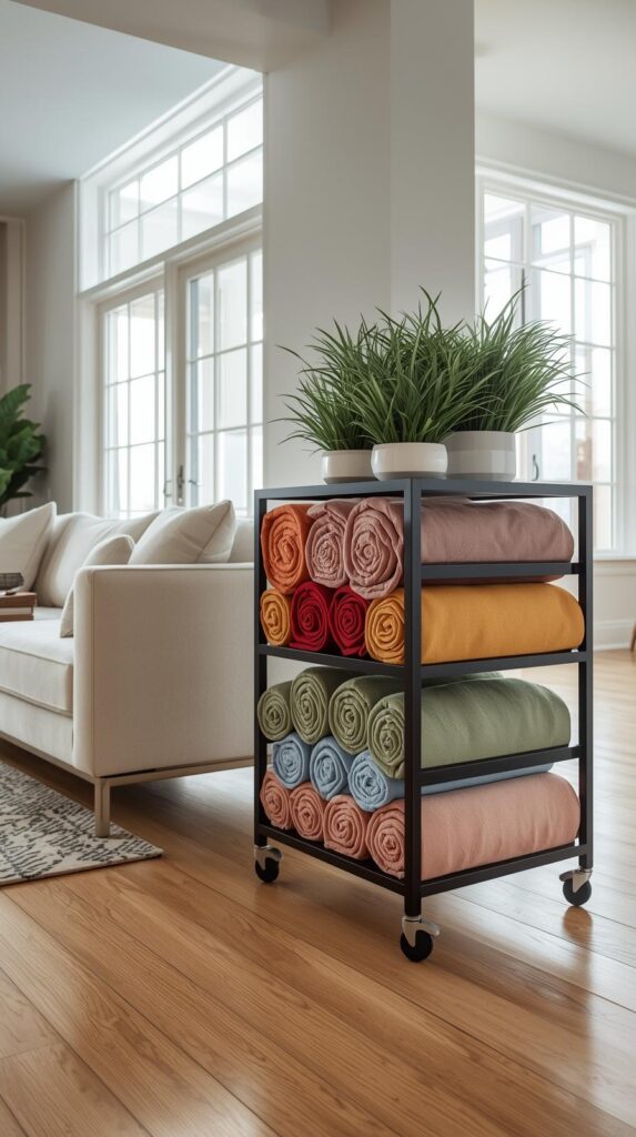 Rolling Cart Organization