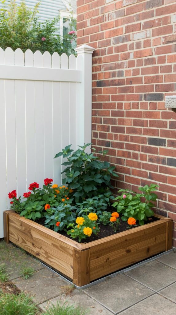Corner Raised Beds That Use Wasted Space