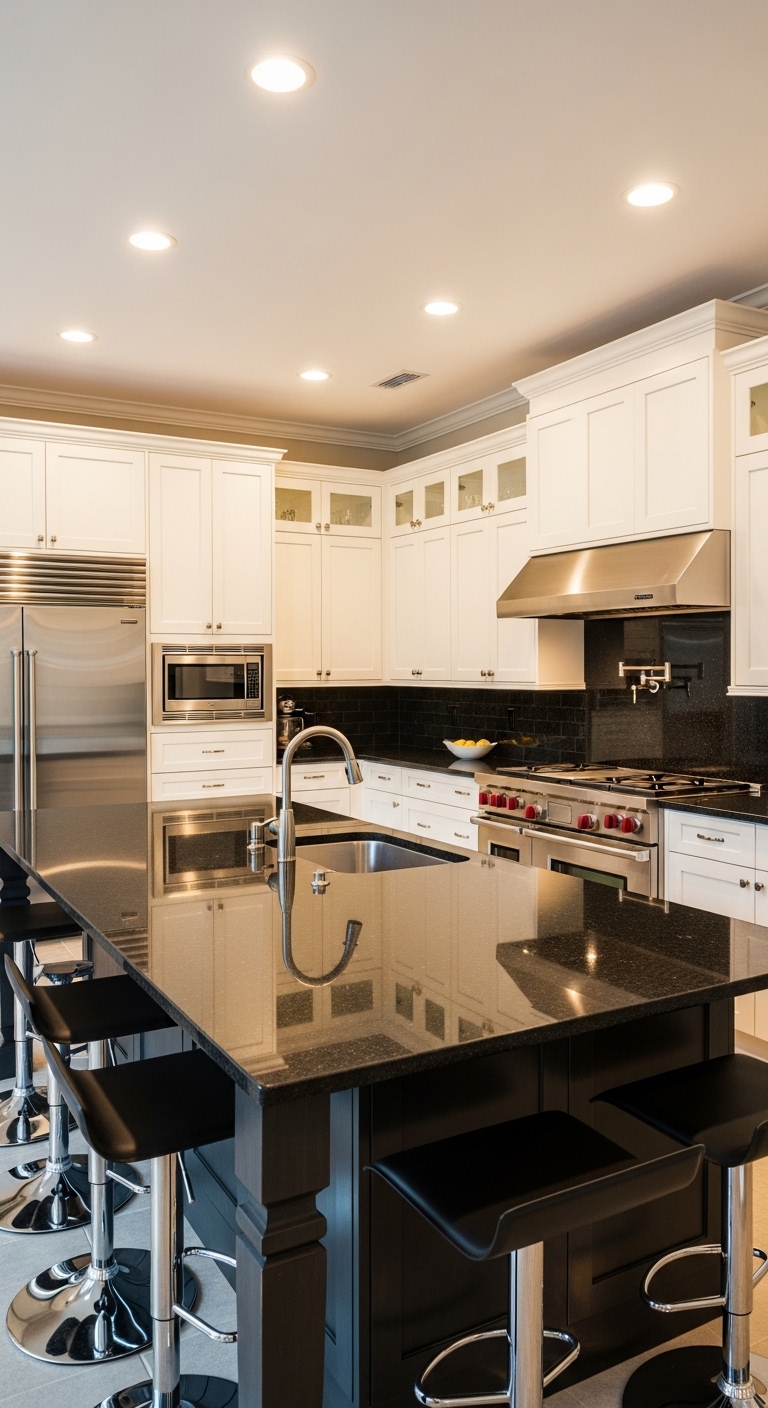 Black Countertops That Hide Every Coffee Ring and Crumb