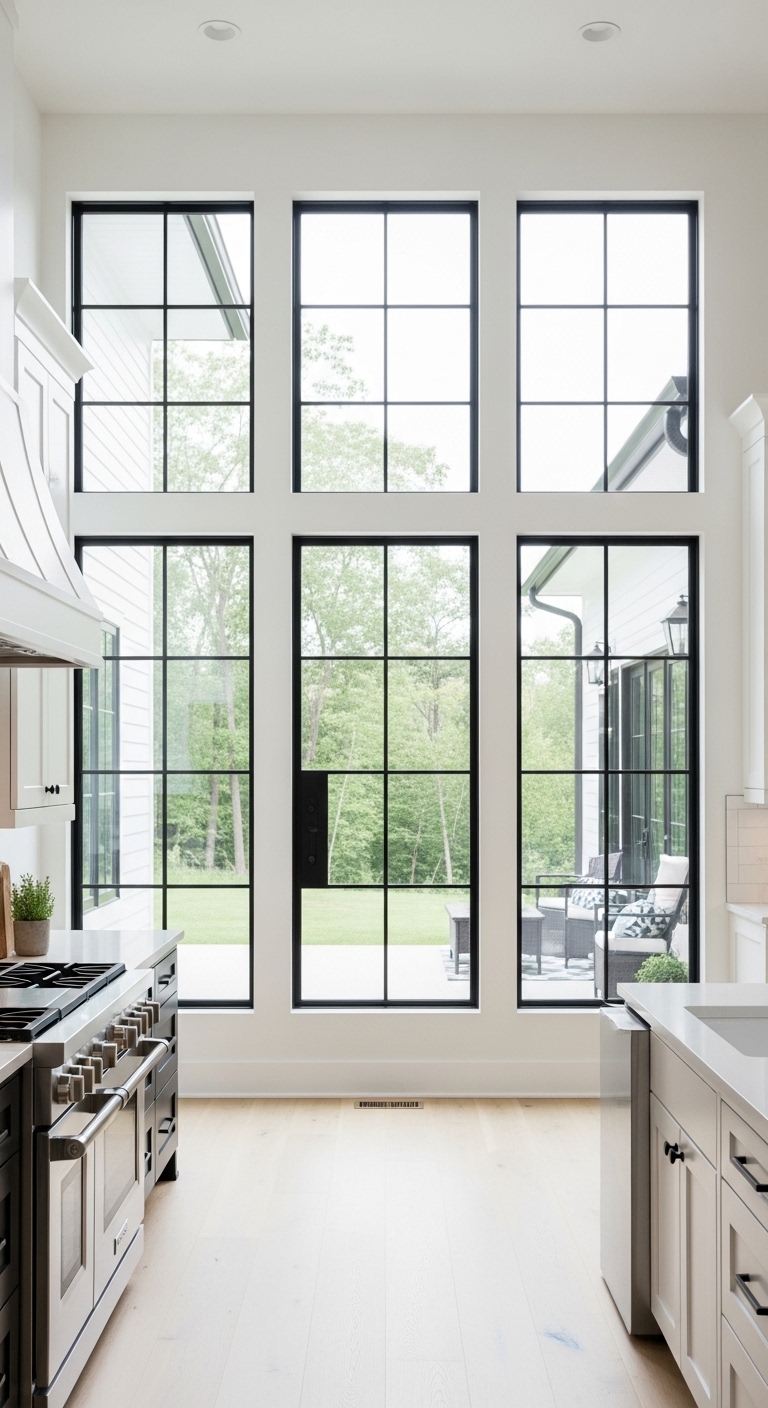 Black Window Frames That Frame Your View Like Gallery Art