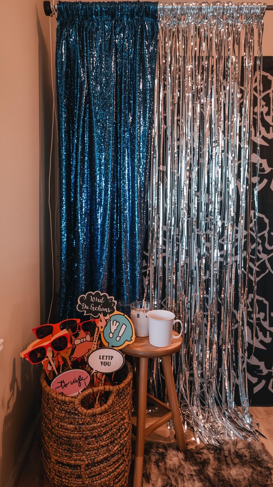 Design a DIY Photo Booth Corner with Removable Backdrops