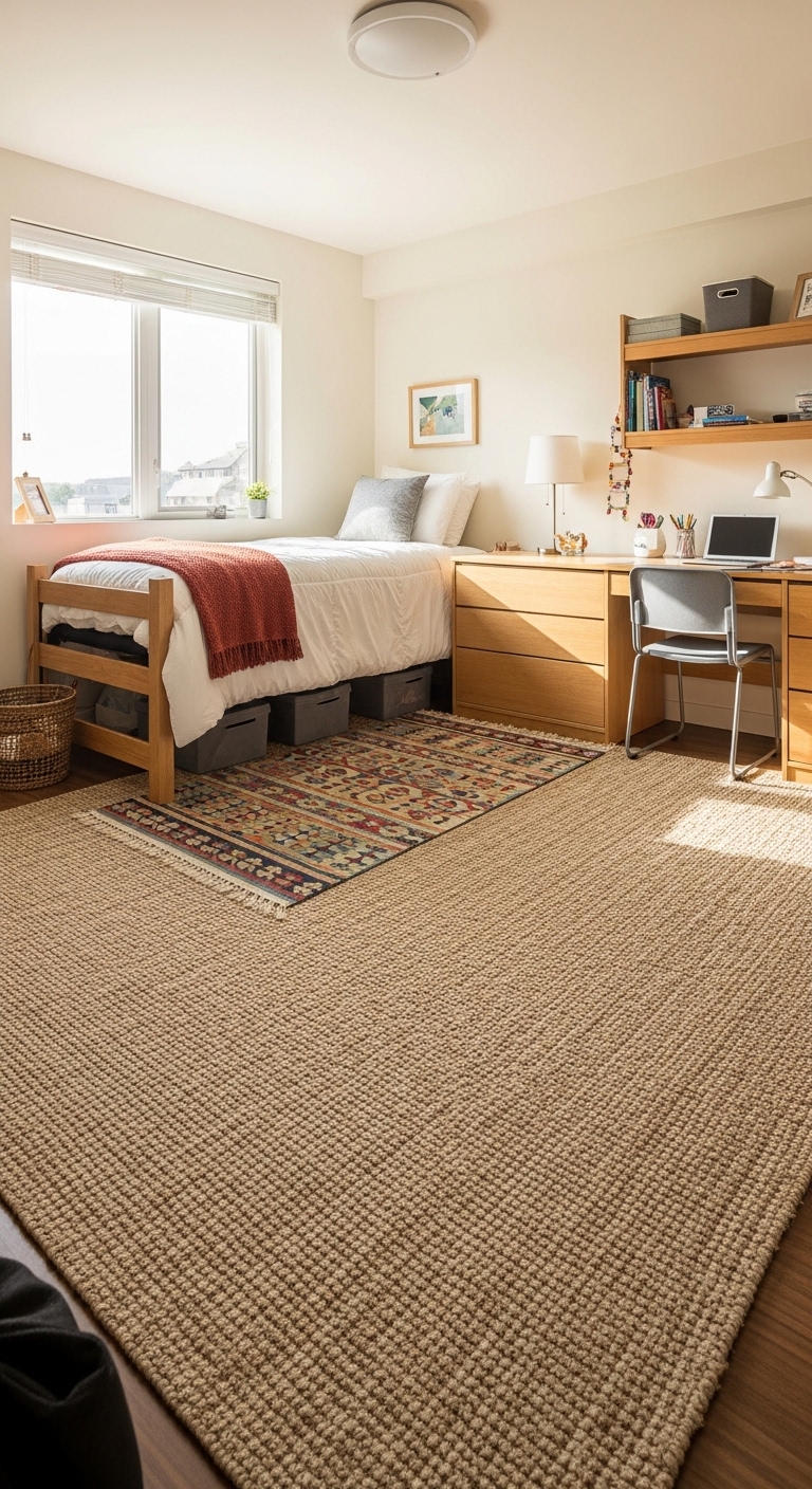 Layer Rugs Like Your Floor Deserves Better Than Linoleum