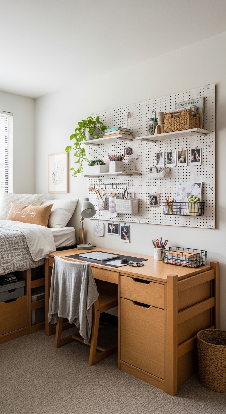 Pegboards Turn Walls Into Functional Art