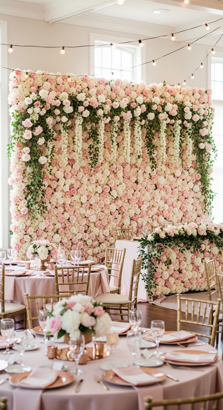 Style a Flower Wall or Floral Installation