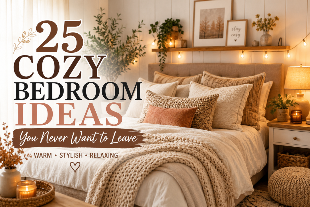 25 Cozy Bedroom Ideas You Never Want to Leave