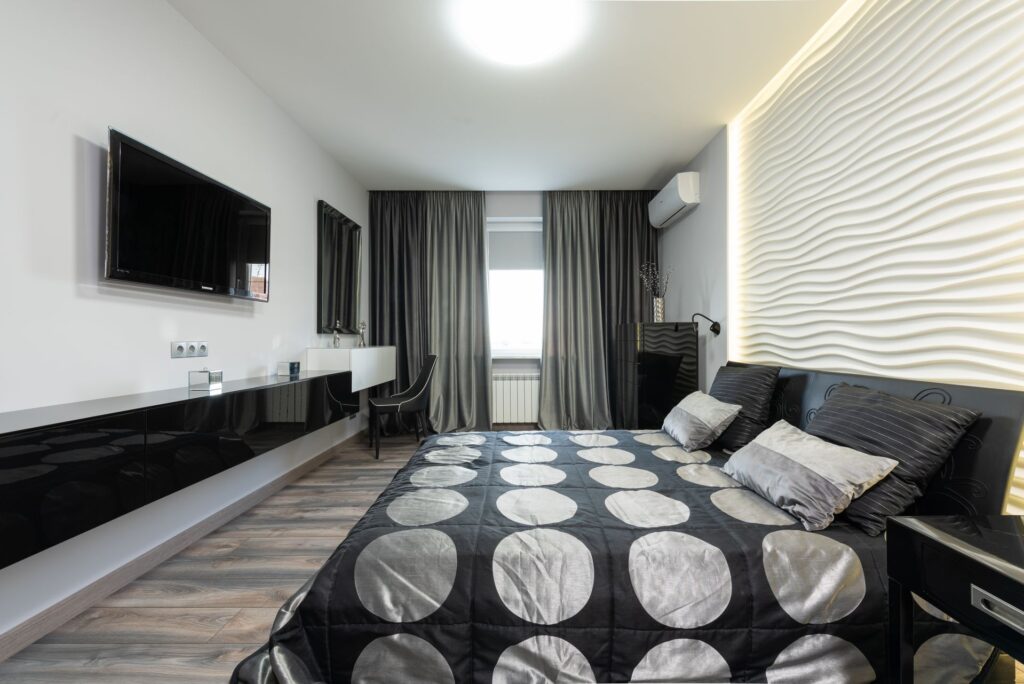 Black Nouveau Bedroom
