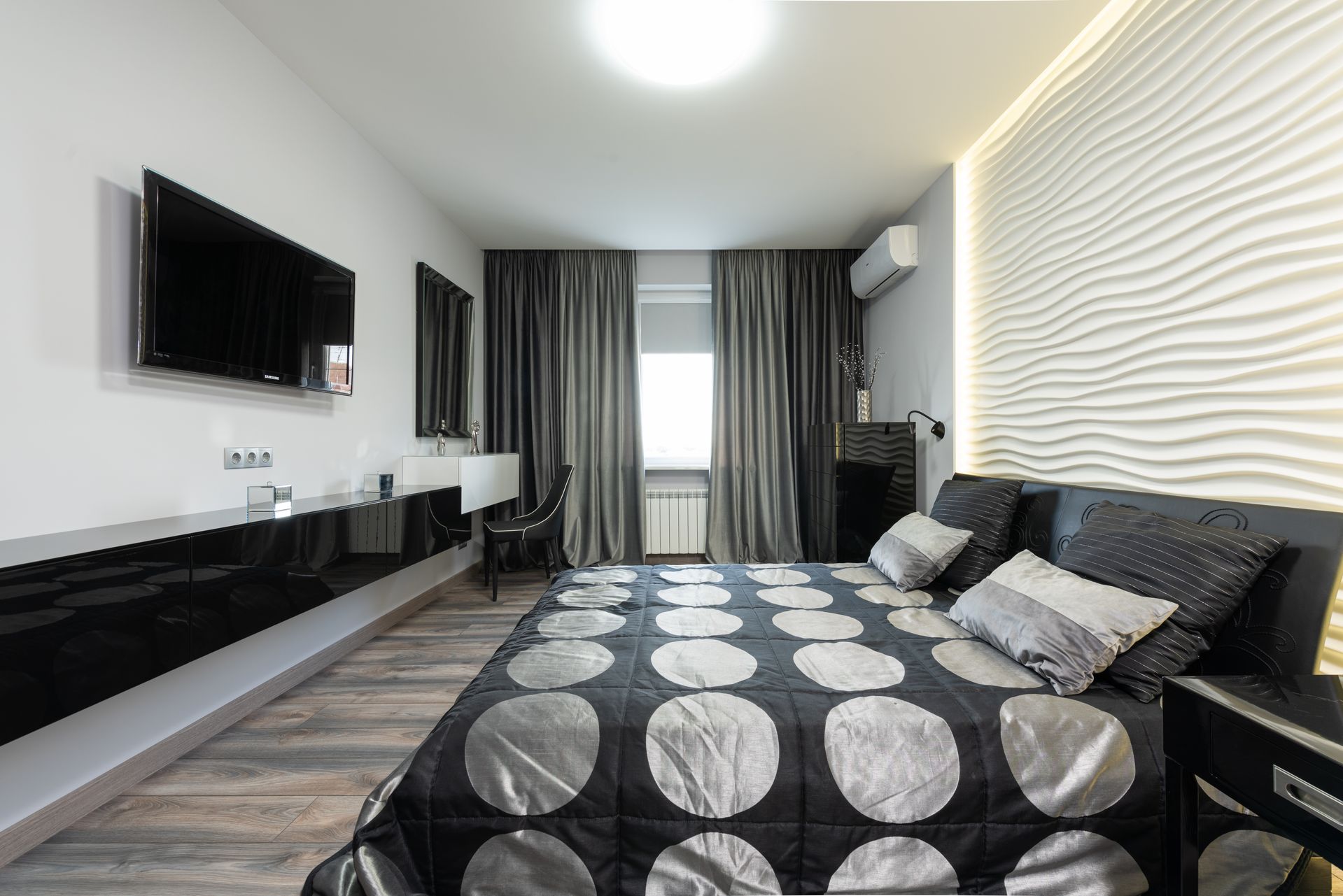 Black Nouveau Bedroom