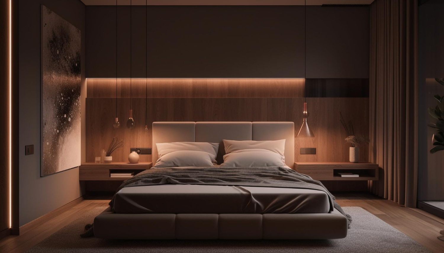LED Lights Bedroom Ideas