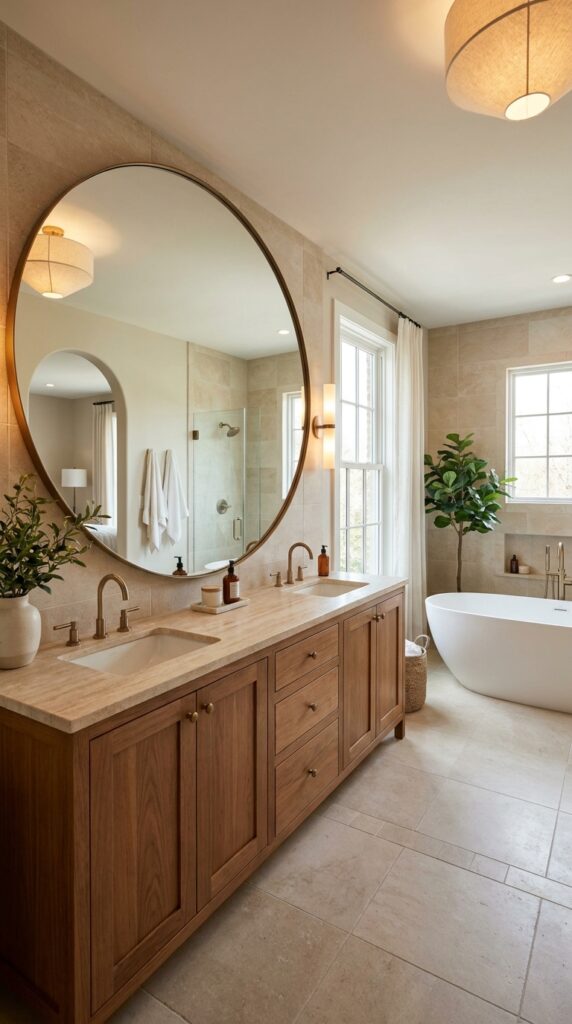 Vanity Mirror Shapes and Sizes That Work