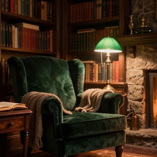 cozy home library